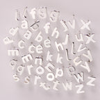 Sterling Silver Alphabet Letter Stud Earrings