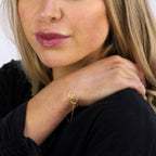 Gold Plated Sterling Silver Fine Belcher Chain Infinity Bracelet