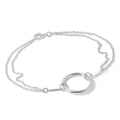 Sterling Silver Karma Infinity Ring Bracelet