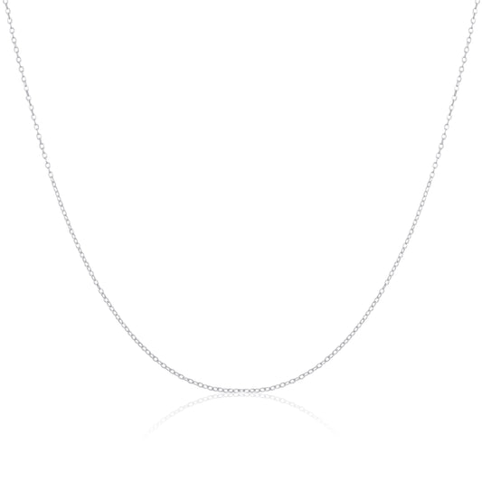Sterling Silver Belcher Chain Necklace 14 - 22 Inches