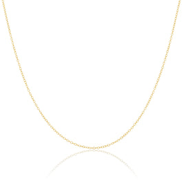 Gold Plated Sterling Silver Fine Belcher Chain Necklace 16 - 22 Inches