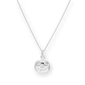 Sterling Silver Pumpkin Pendant Necklace 14 - 28 Inches