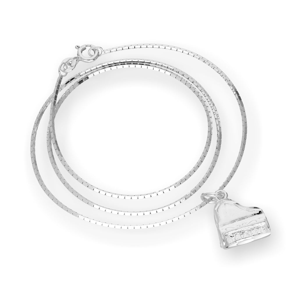 Sterling Silver Piano Pendant Necklace 16 - 22 Inches