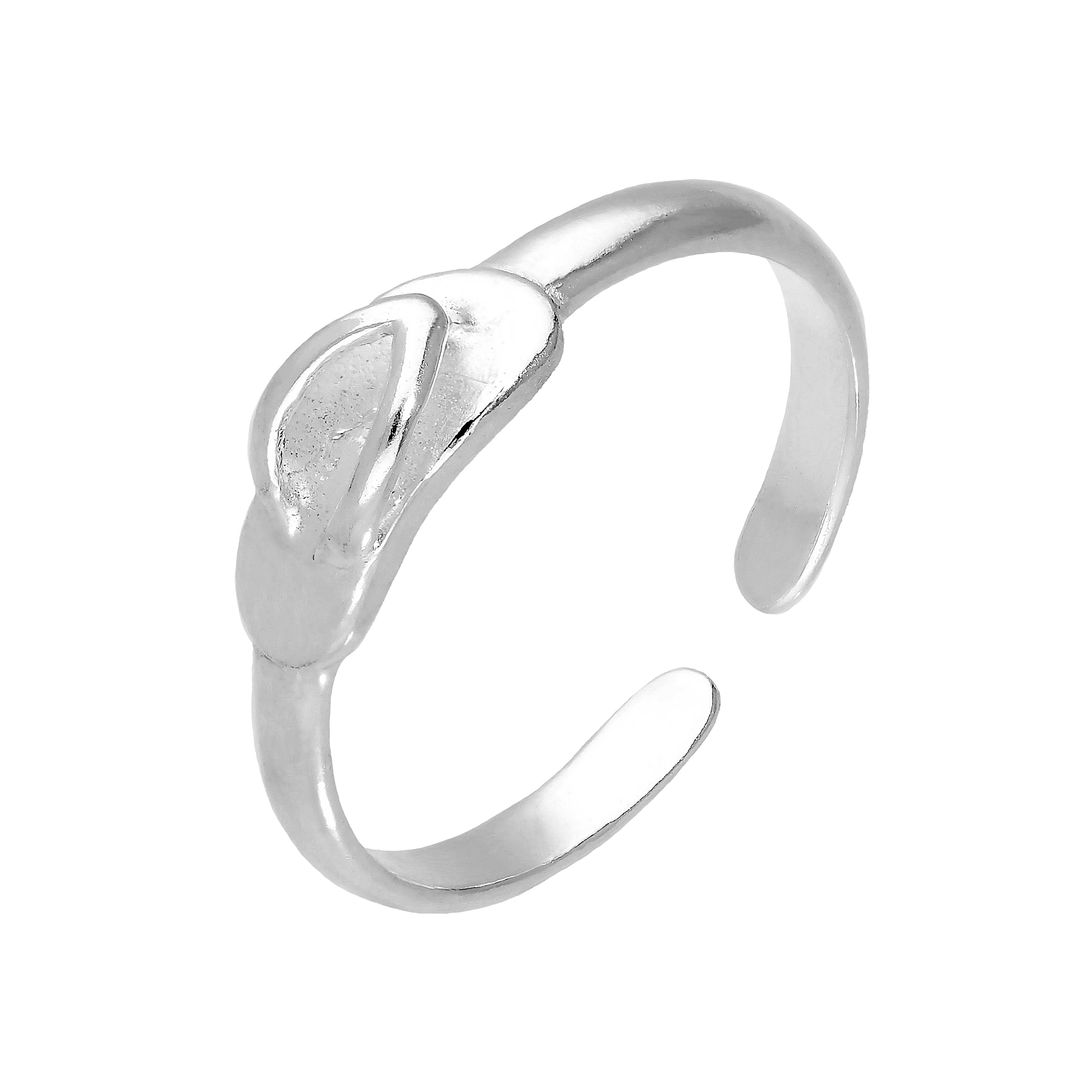 Sterling Silver Sandal Adjustable Toe Ring
