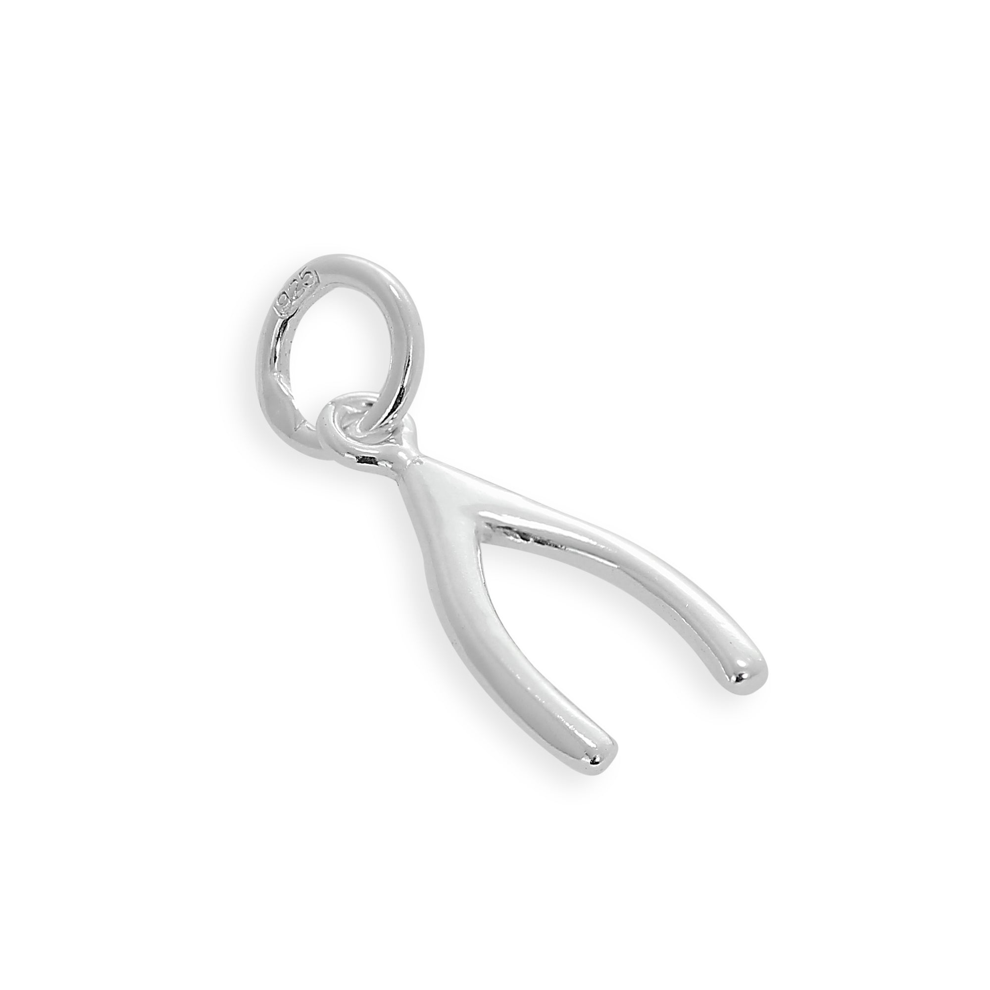 Sterling Silver Wishbone Charm
