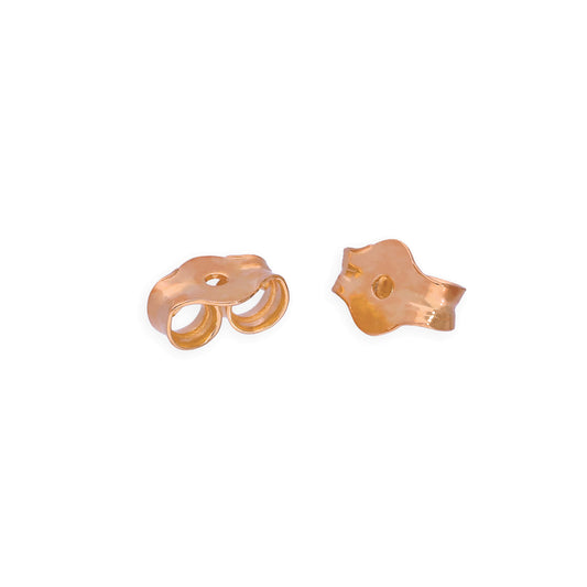 Rose Gold Plated Sterling Silver Wholesale Spare Butterfly Stud Earrings Backs