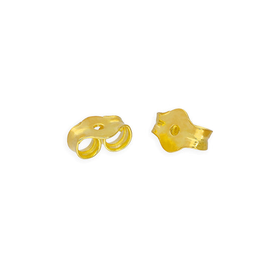 Gold Plated Sterling Silver Wholesale Spare Butterfly Stud Earrings Backs