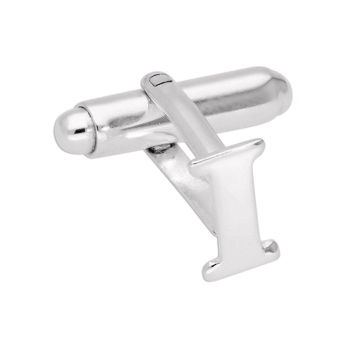 Sterling Silver Letter Swivel Back Cufflink A - Z