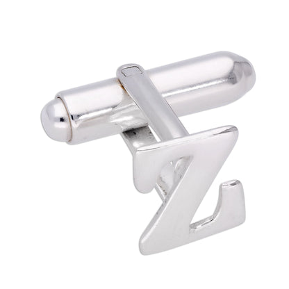 Sterling Silver Letter Swivel Back Cufflink A - Z