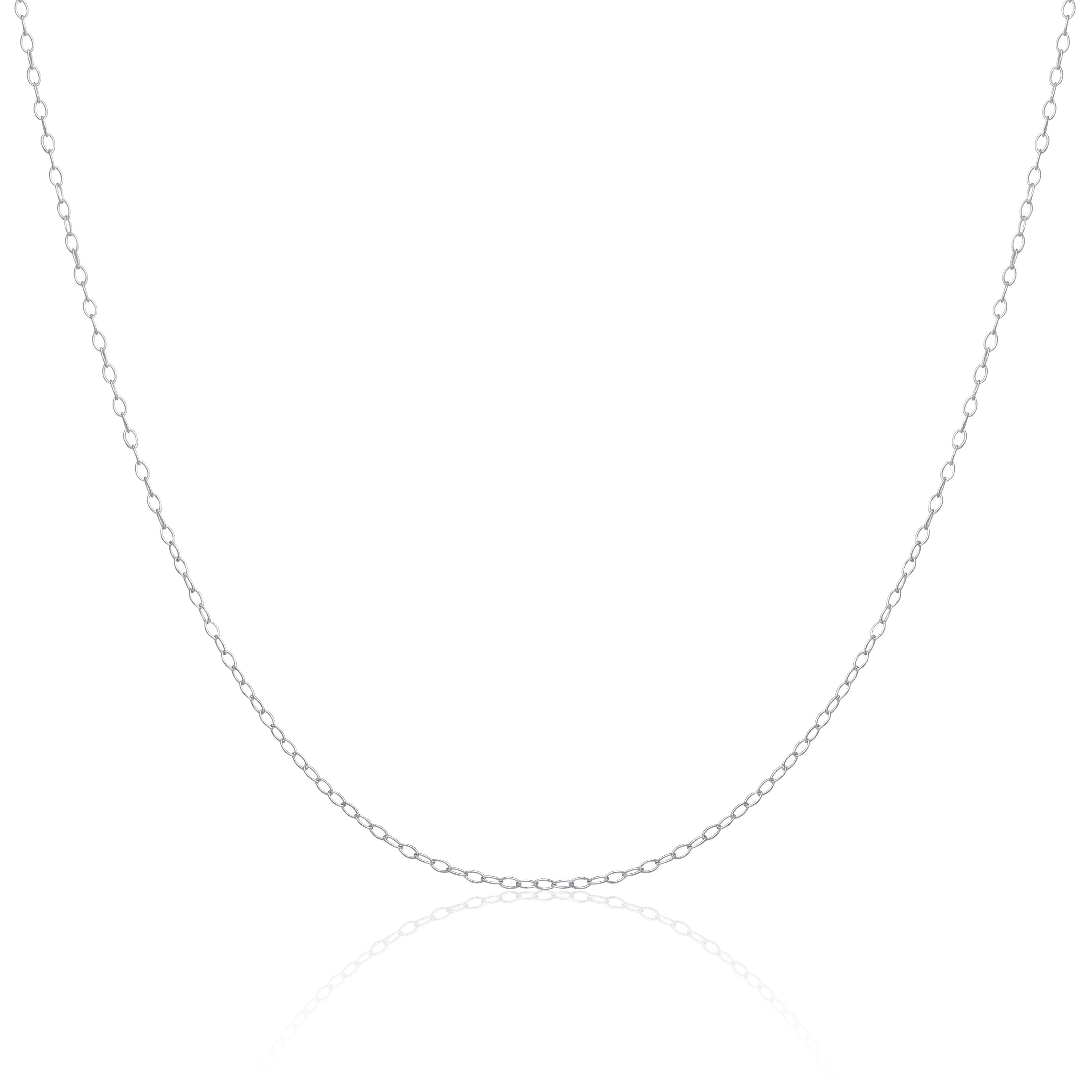 Sterling Silver Trace Chain 14 - 28 Inches