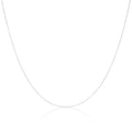 Sterling Silver Fine 0.8mm Cable Chain 14 - 32 Inches