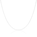 Sterling Silver Fine 0.8mm Cable Chain 14 - 32 Inches
