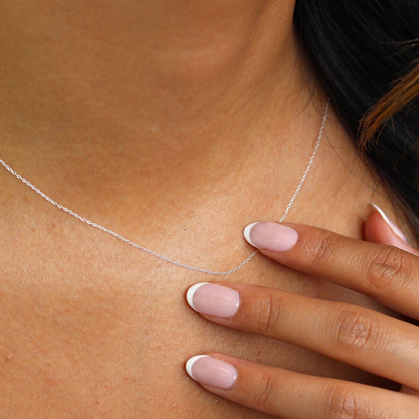 Sterling Silver Fine 0.8mm Cable Chain 14 - 32 Inches