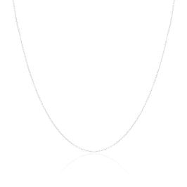 Sterling Silver 1mm Round Cable Chain 16 - 32 Inches