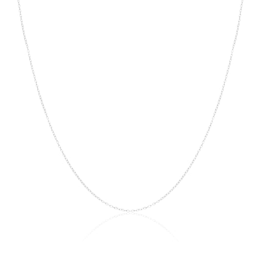 Sterling Silver 1mm Round Cable Chain 14 - 32 Inches