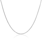 Sterling Silver Twisted Heavy 2mm Cable Chain 24 - 24 Inches