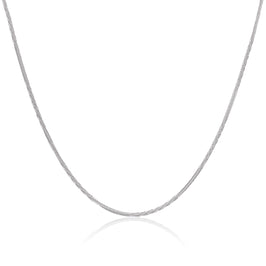 Sterling Silver Twisted Heavy 2mm Cable Chain 24 - 24 Inches