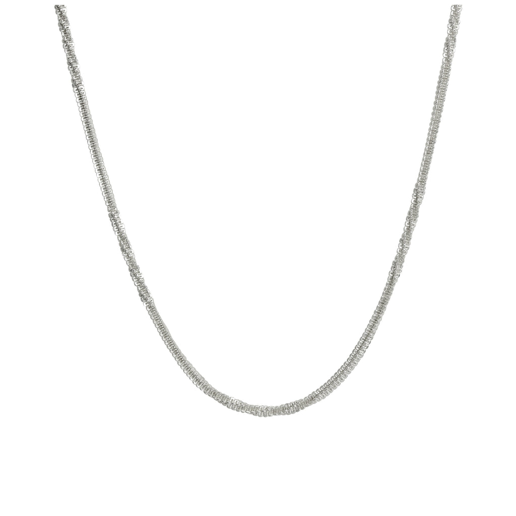 Sterling Silver Twisted Heavy 2mm Cable Chain 24 - 24 Inches