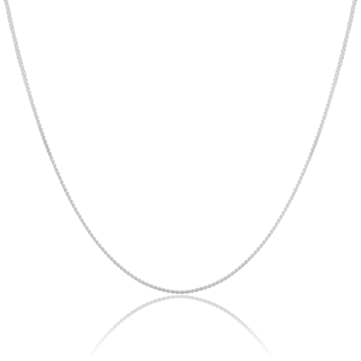 Sterling Silver Serpentine Chain 16 - 32 Inches