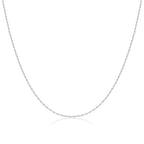 Sterling Silver Twisted Box Chain 16 - 24 Inches