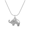 Sterling Silver Elephant Pendant Necklace 14 - 28 Inches