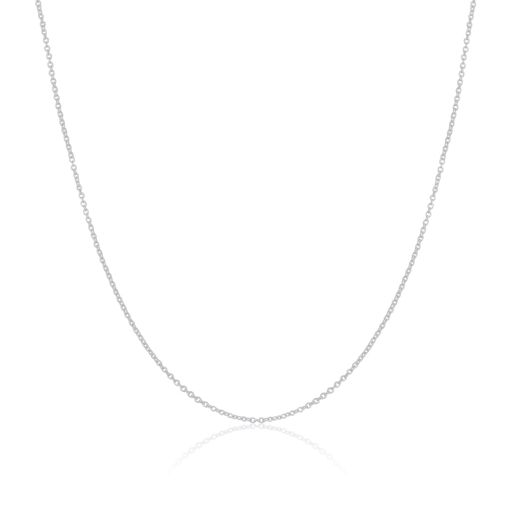 Sterling Silver 1mm Belcher Chain 16 - 24 Inches