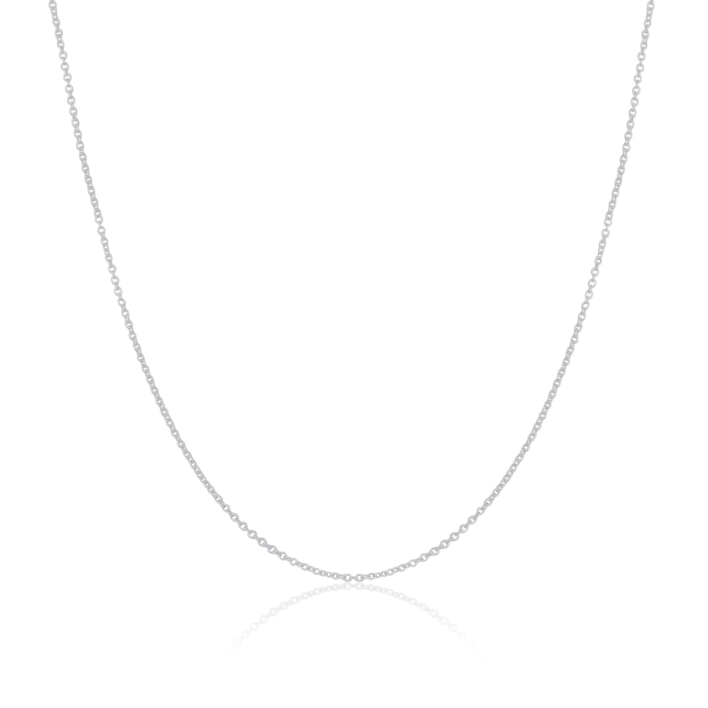 Sterling Silver 1mm Belcher Chain 16 - 24 Inches