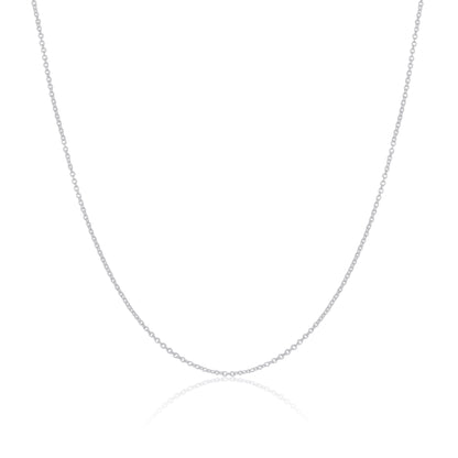 Sterling Silver 1mm Belcher Chain 16 - 24 Inches
