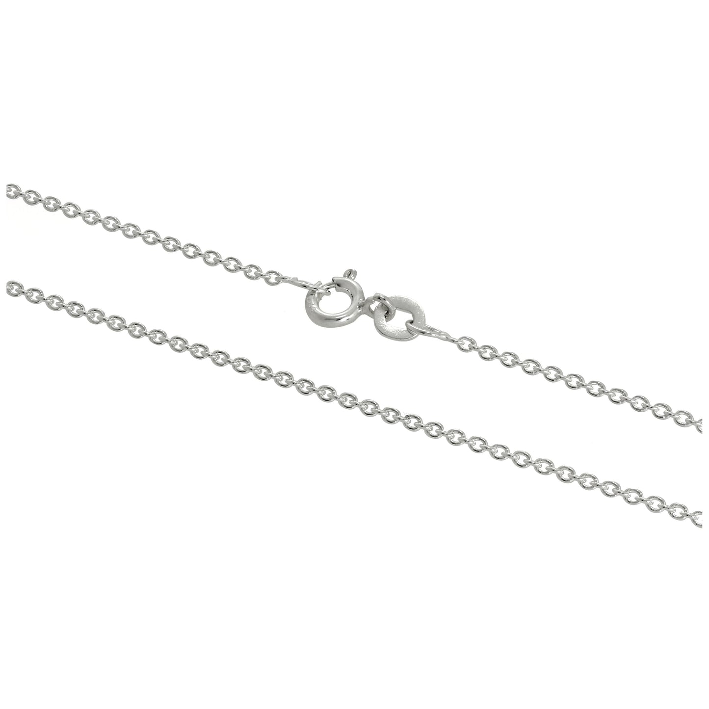 Sterling Silver 1mm Belcher Chain 16 - 24 Inches