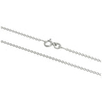 Sterling Silver 1mm Belcher Chain 16 - 24 Inches