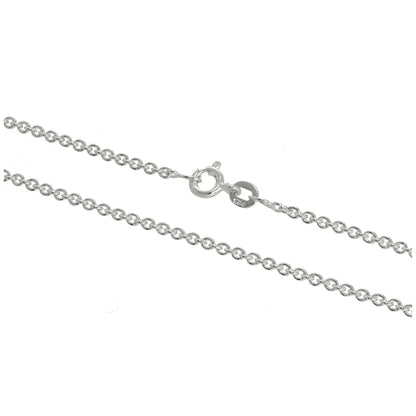 Sterling Silver 2mm Cable Chain 16 - 24 Inches