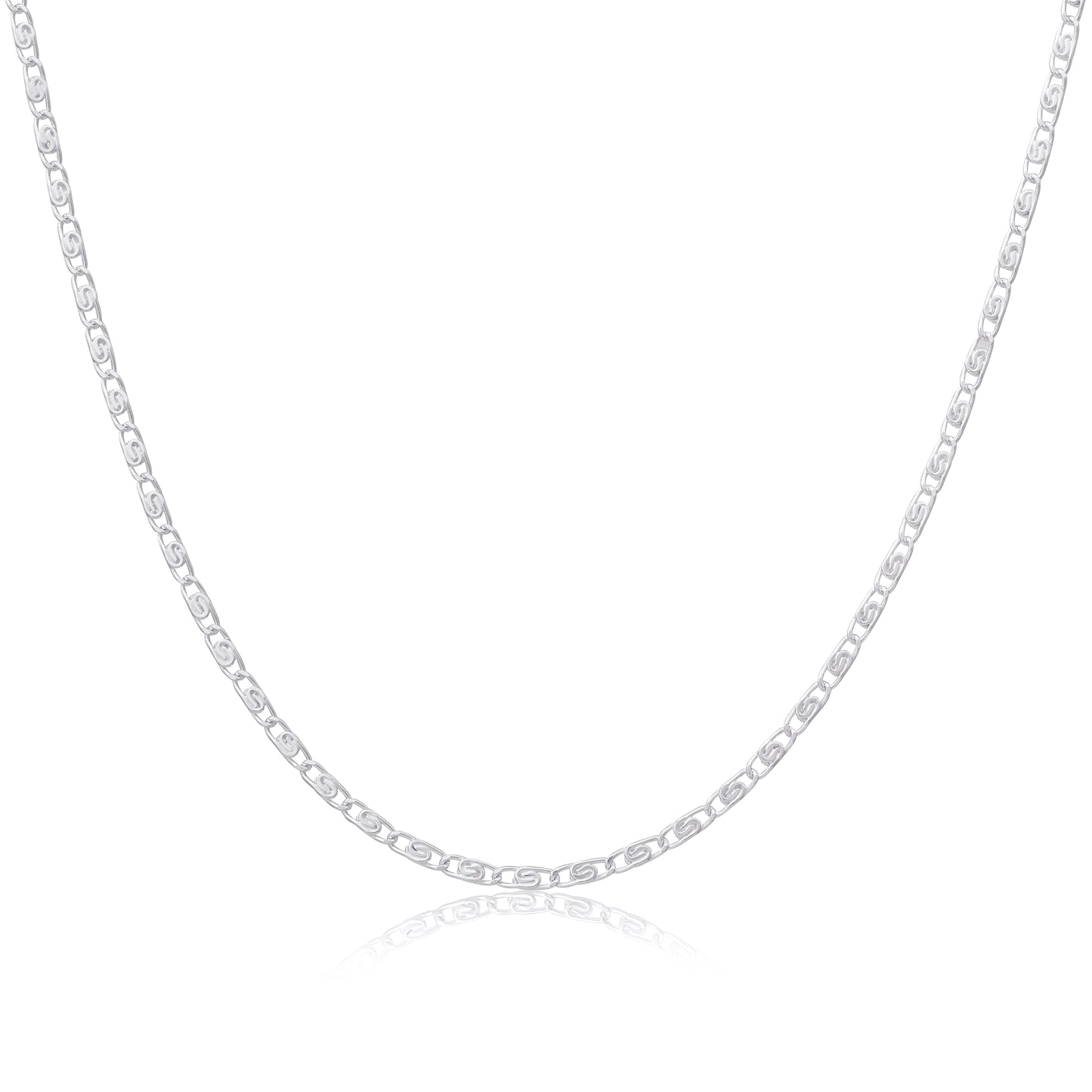 Sterling Silver 2mm S Curb Chain 16 - 24 Inches
