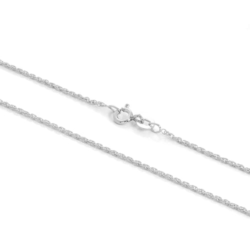 Sterling Silver 1mm Rope Chain 16 - 24 Inches