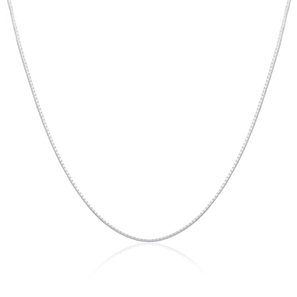 Sterling Silver 1mm Venetian Chain 16 - 24 Inches