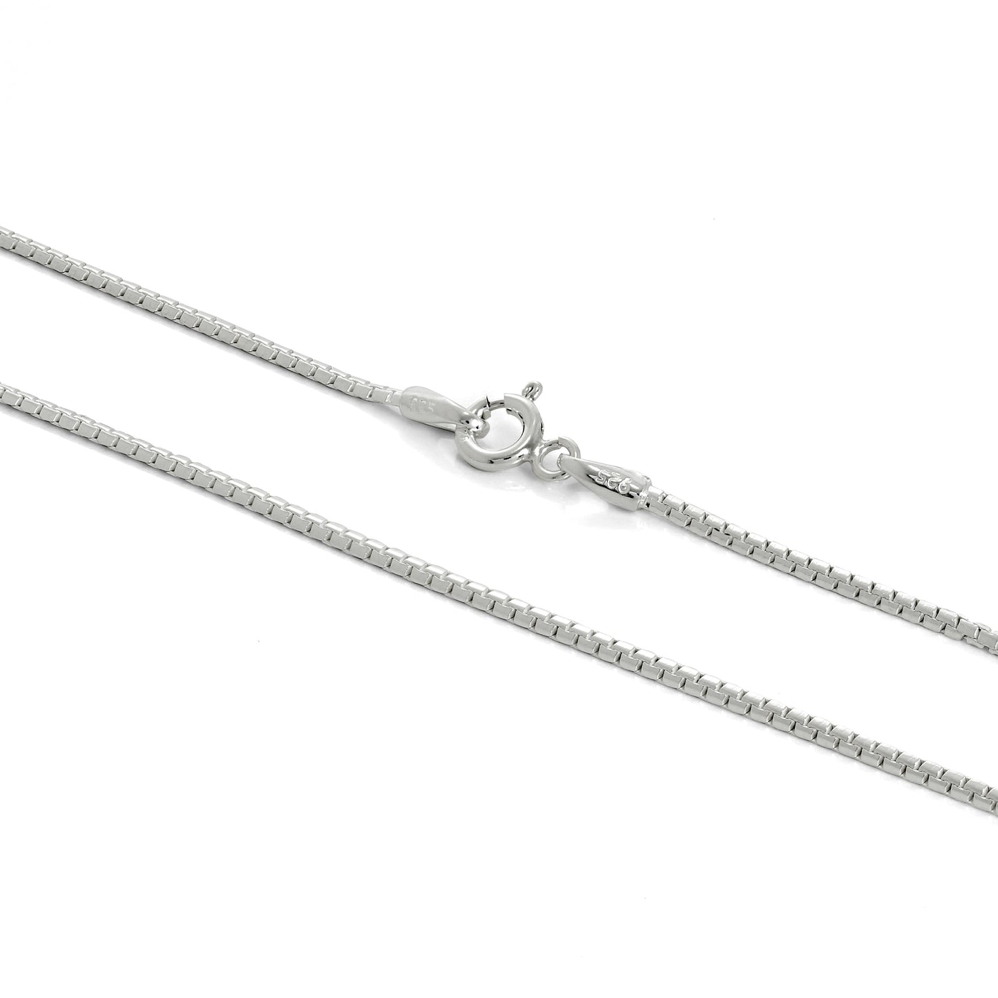Sterling Silver 1mm Venetian Chain 16 - 24 Inches