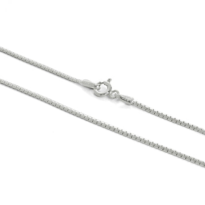 Sterling Silver 1mm Venetian Chain 16 - 24 Inches
