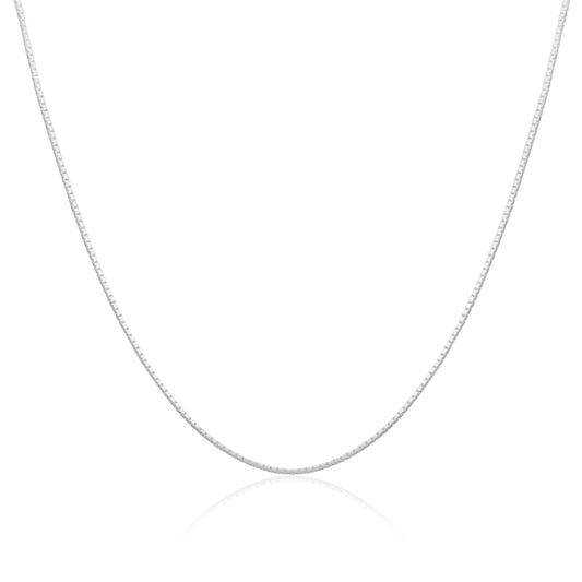 Sterling Silver 1mm Venetian Chain 16 - 24 Inches