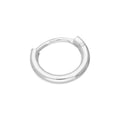 Single Sterling Silver 8mm Hinged Hoop Earring