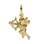 9ct Gold Cupid Angel Charm