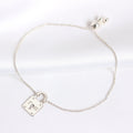 Personalised Sterling Silver Initials Padlock Bracelet