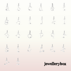 Sterling Silver Diamond Initial Necklace