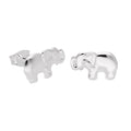 Sterling Silver Cute Elephant Stud Earrings