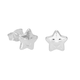 Sterling Silver Starfish Stud Earrings