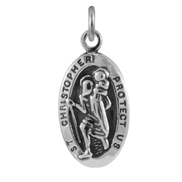 Sterling Silver St Christopher Charm