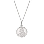 Personalised Sterling Silver St Christopher Necklace