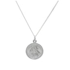Personalised Sterling Silver St Christopher Necklace