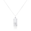 Sterling Silver Modern Saint Christopher Pendant - 14 - 32 Inches