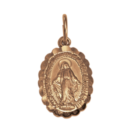 9ct Rose Gold Miraculous Medal