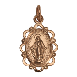 9ct Rose Gold Miraculous Medal