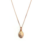 9ct Rose Gold Miraculous Medal Necklace
